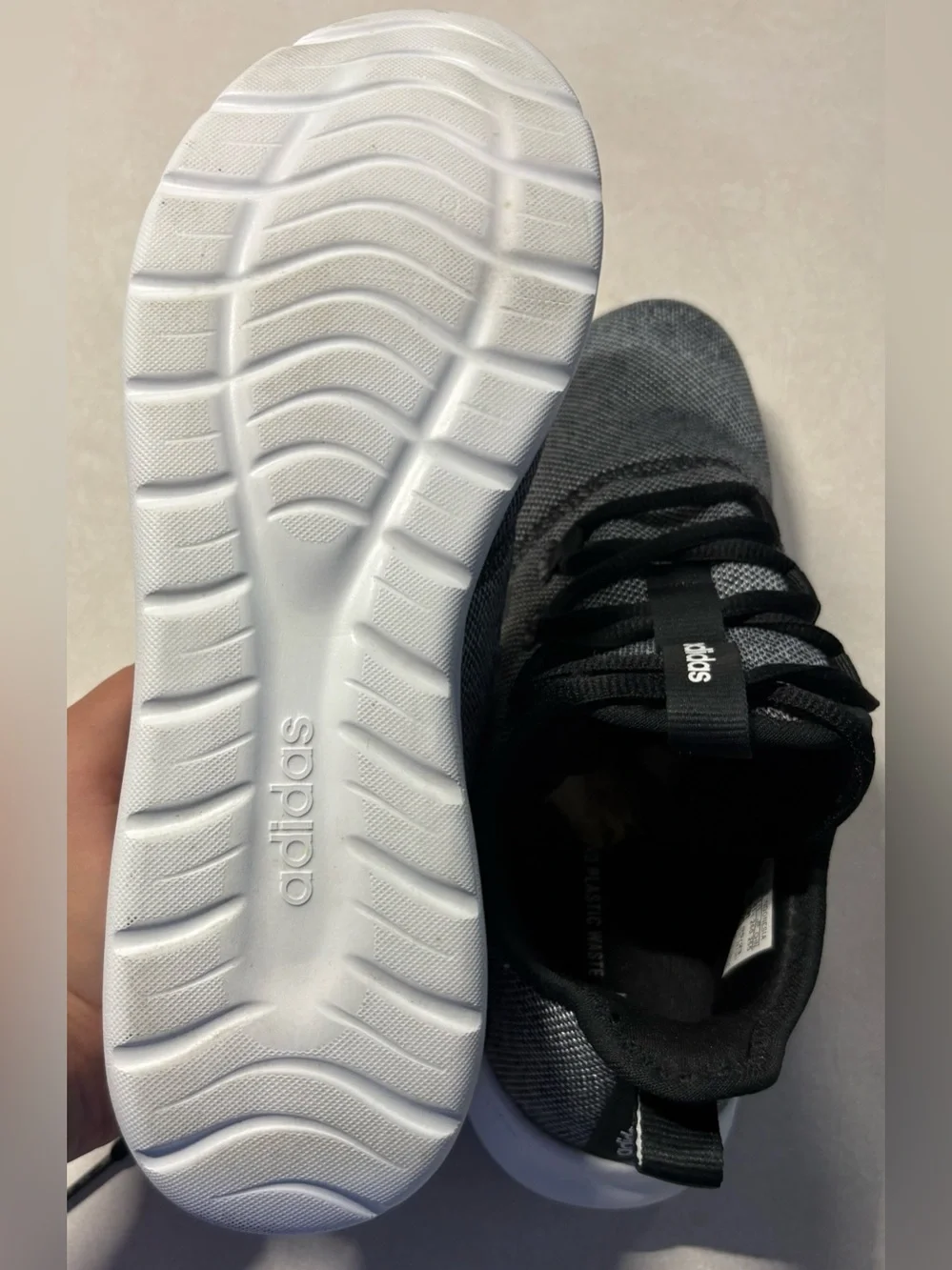adidas Cloudfoam Pure 2.0 Grey / Black Womens Shoes size 9